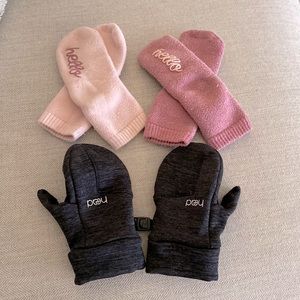 Black Head Mittens & cute socks